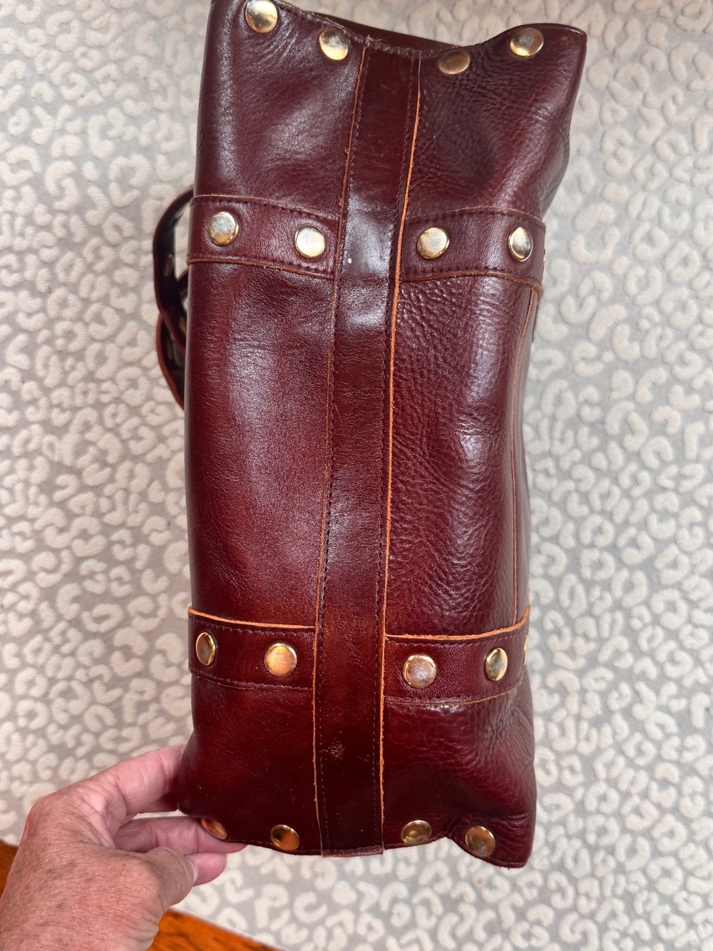 Hammitt Los Angeles Women's  Leather Stud Tote - Picture 6 of 16